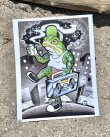 画像2: オーピーさん直買付アイテム 19枚限定 OPIE ORTIZ Original Flash Poster / Stereo Flogman  (2)