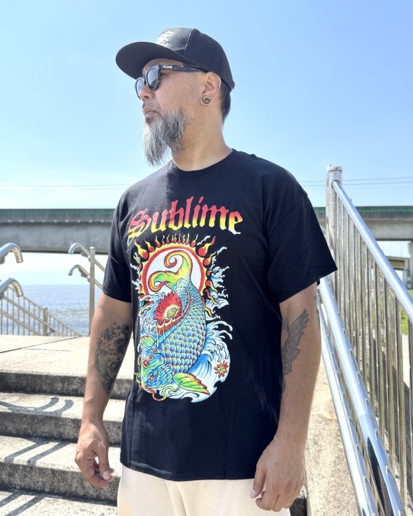 画像3: カリフォルニア買付アイテム 送料無料 SUBLIME / Fish Tシャツ ブラック (3)