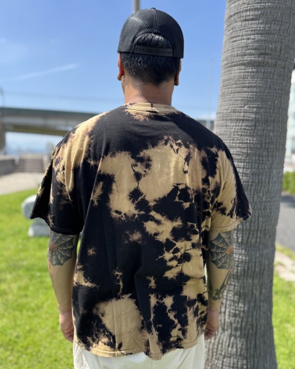 画像5: カリフォルニア買付アイテム Lサイズラスト3枚で終了 送料無料 SUBLIME / 40 Oz. To Freedom Sun ブリーチダイTシャツ ブラック (5)