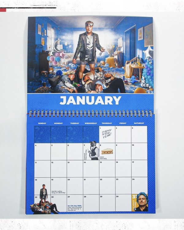 画像10: ファット・マイクさん直買い付けアイテム 4冊限定入荷 THE PUNK ROCK MUSEUM / Spike and The Gimme Gimmes 2026 カレンダー with フレキシブルレコード付き (10)