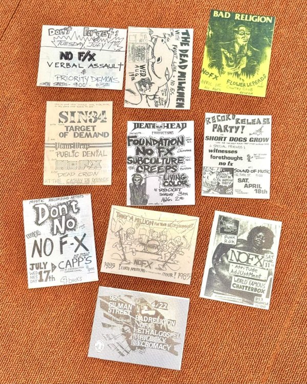 画像2: ファット・マイクさん直買い付けアイテム 送料無料 NOFX / Limited Edition 10枚組ステッカーパック (2)