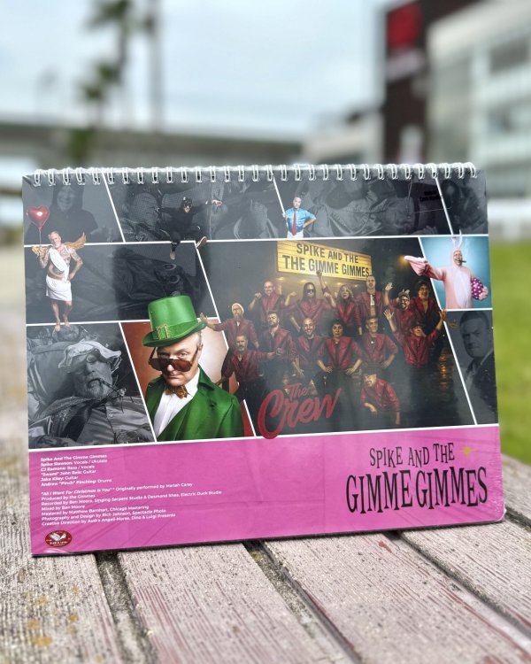 画像4: ファット・マイクさん直買い付けアイテム 4冊限定入荷 THE PUNK ROCK MUSEUM / Spike and The Gimme Gimmes 2026 カレンダー with フレキシブルレコード付き (4)