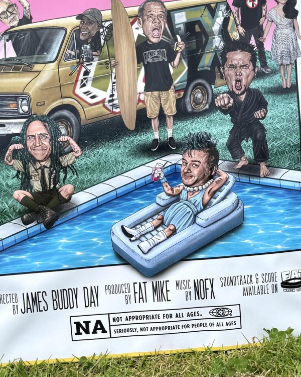 画像5: ファット・マイクさん直買い付けアイテム 特大サイズ 36枚限定 送料無料 NOFX  / "40 Years Of Fuckin Up" オフィシャルポスター (5)