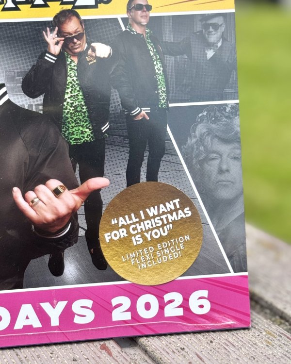 画像3: ファット・マイクさん直買い付けアイテム 4冊限定入荷 THE PUNK ROCK MUSEUM / Spike and The Gimme Gimmes 2026 カレンダー with フレキシブルレコード付き (3)