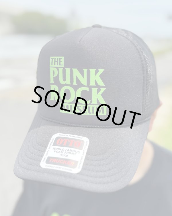 画像4: ファット・マイクさん直買い付けアイテム 送料無料 THE PUNK ROCK MUSEUM / Block Logo メッシュキャップ ブラック (4)