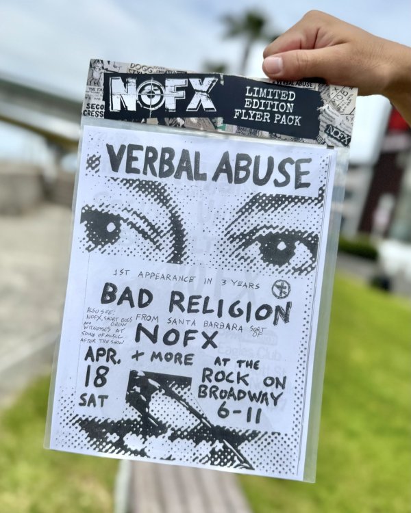 画像1: ファット・マイクさん直買い付けアイテム 送料無料 11セット限定 NOFX / Limited Edition 10枚組フライヤーパック (1)