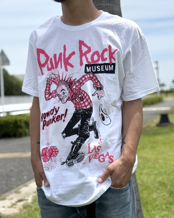 画像5: ファット・マイクさん直買い付けアイテム 送料無料 THE PUNK ROCK MUSEUM / Howdy Jerk Tシャツ ホワイト (5)