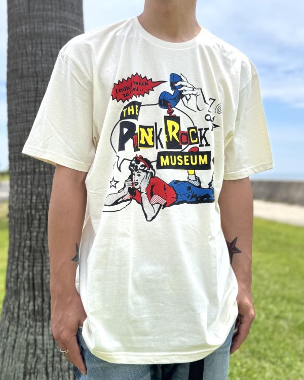 画像5: ファット・マイクさん直買い付けアイテム 送料無料 THE PUNK ROCK MUSEUM / Call In Sick Tシャツ ナチュラル (5)