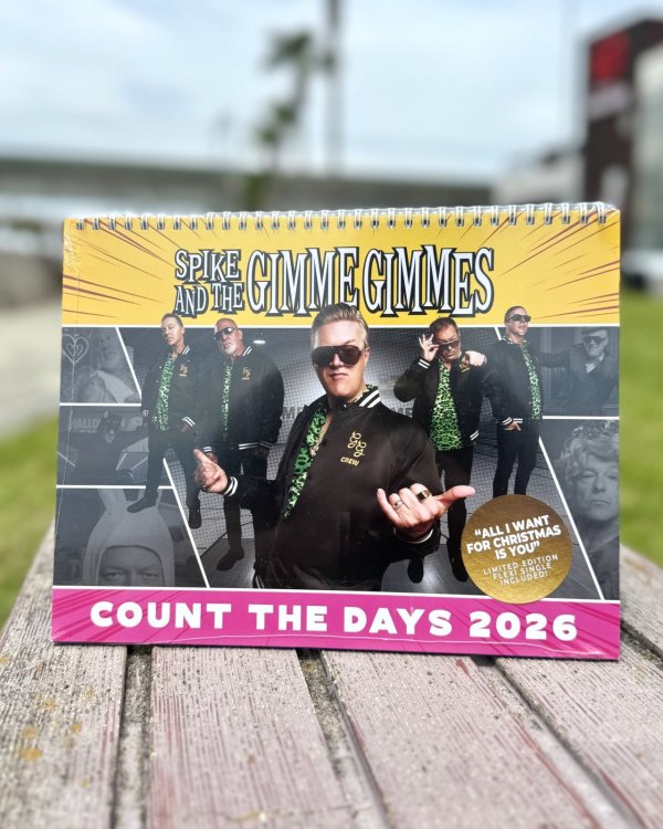 画像1: ファット・マイクさん直買い付けアイテム 4冊限定入荷 THE PUNK ROCK MUSEUM / Spike and The Gimme Gimmes 2026 カレンダー with フレキシブルレコード付き (1)