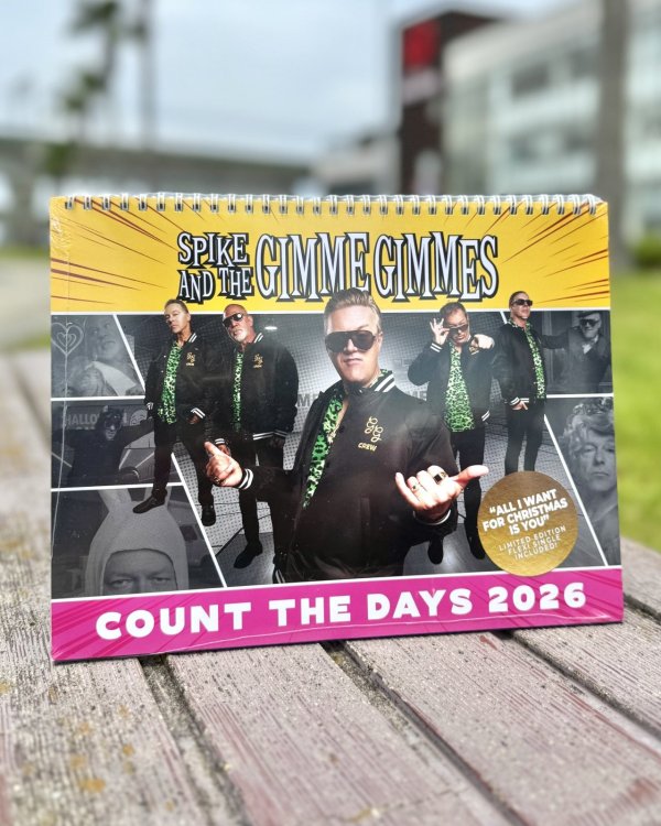 画像2: ファット・マイクさん直買い付けアイテム 4冊限定入荷 THE PUNK ROCK MUSEUM / Spike and The Gimme Gimmes 2026 カレンダー with フレキシブルレコード付き (2)