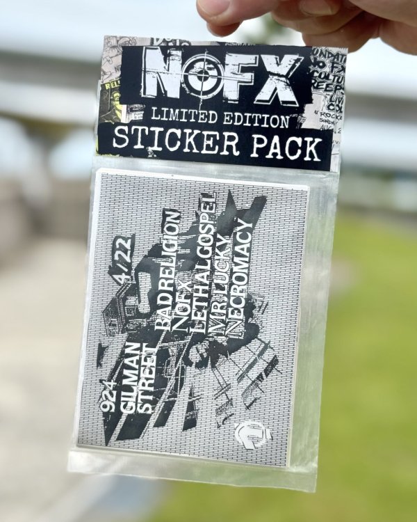 画像1: ファット・マイクさん直買い付けアイテム 送料無料 NOFX / Limited Edition 10枚組ステッカーパック (1)