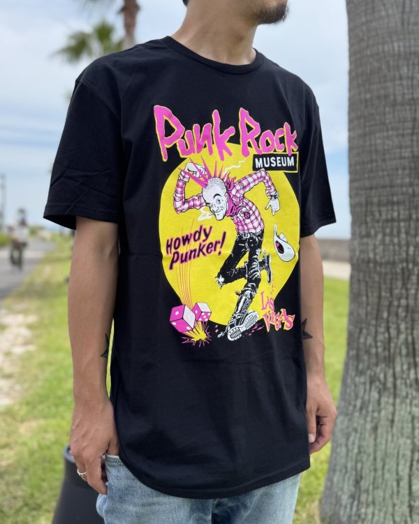 画像3: ファット・マイクさん直買い付けアイテム 送料無料 THE PUNK ROCK MUSEUM / Howdy Jerk Tシャツ ブラック (3)