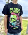 画像4: ファット・マイクさん直買い付けアイテム 送料無料 NOFX / "40 Years Of Fuckin Up" Bottle Skull Tシャツ ブラック (4)