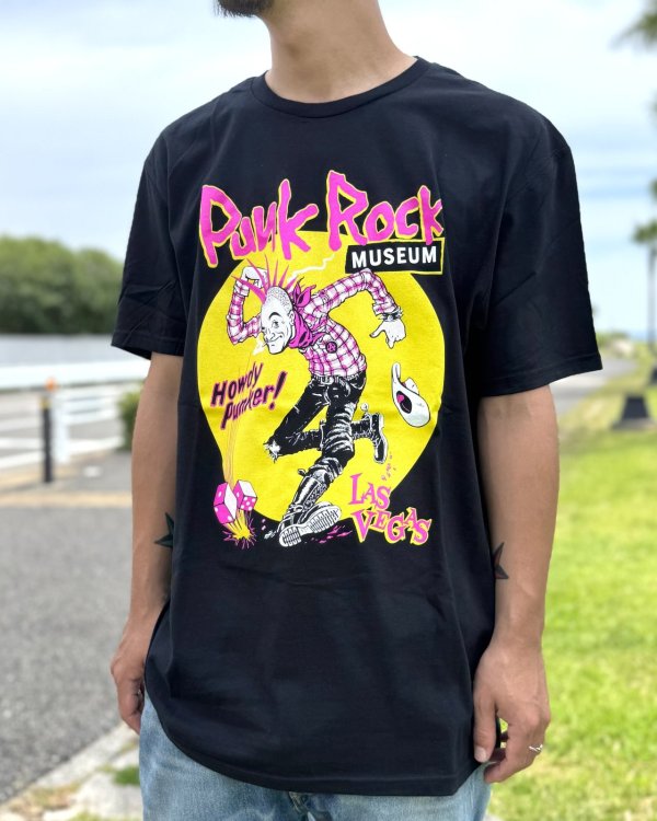 画像4: ファット・マイクさん直買い付けアイテム 送料無料 THE PUNK ROCK MUSEUM / Howdy Jerk Tシャツ ブラック (4)