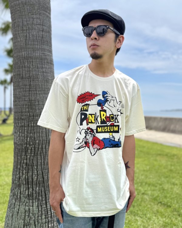 画像2: ファット・マイクさん直買い付けアイテム 送料無料 THE PUNK ROCK MUSEUM / Call In Sick Tシャツ ナチュラル (2)