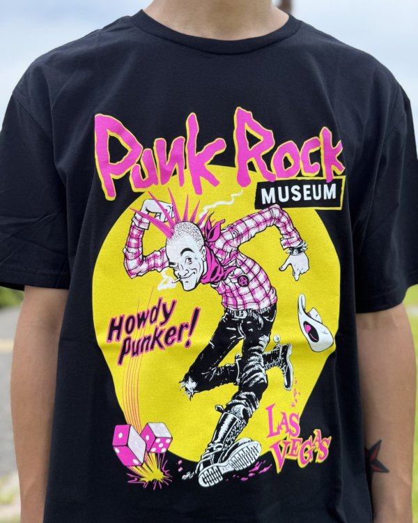 画像5: ファット・マイクさん直買い付けアイテム 送料無料 THE PUNK ROCK MUSEUM / Howdy Jerk Tシャツ ブラック (5)