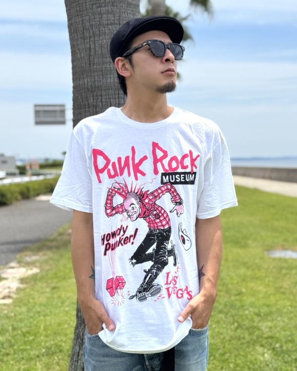 画像2: ファット・マイクさん直買い付けアイテム 送料無料 THE PUNK ROCK MUSEUM / Howdy Jerk Tシャツ ホワイト (2)