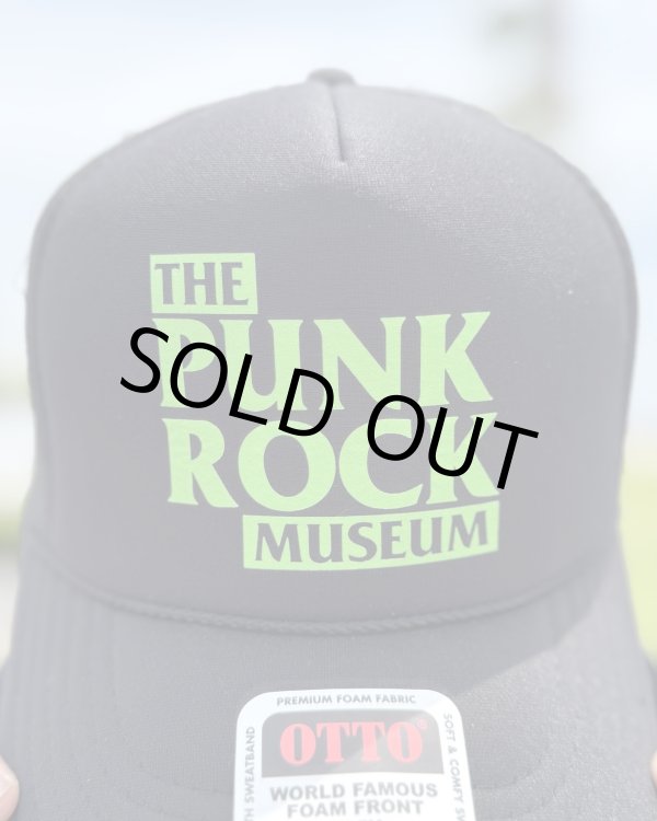 画像3: ファット・マイクさん直買い付けアイテム 送料無料 THE PUNK ROCK MUSEUM / Block Logo メッシュキャップ ブラック (3)