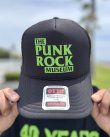 画像2: ファット・マイクさん直買い付けアイテム 送料無料 THE PUNK ROCK MUSEUM / Block Logo メッシュキャップ ブラック (2)