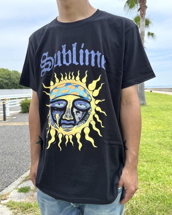 画像5: カリフォルニア買付アイテム 送料無料 SUBLIME / Sun Logo Tシャツ ブラック (5)