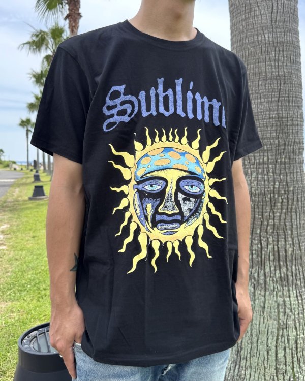 画像4: カリフォルニア買付アイテム 送料無料 SUBLIME / Sun Logo Tシャツ ブラック (4)