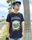 画像2: カリフォルニア買付アイテム 送料無料 SUBLIME / Sun Logo Tシャツ ブラック (2)