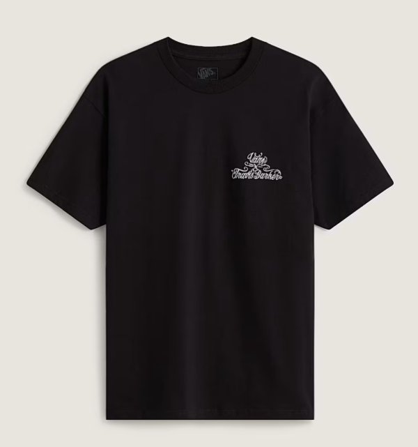 画像12: カリフォルニア買付アイテム 送料無料 プレミアムアイテム VANS x TRAVIS BARKER / Self Made ルーズフィットTシャツ ブラック (12)
