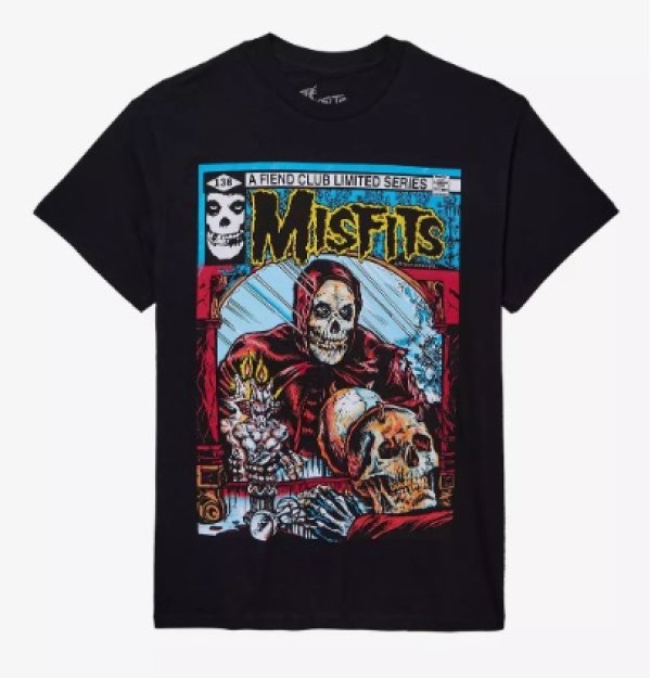 画像7: カリフォルニア買付アイテム 送料無料 L,XLサイズのみ MISFITS / Comic Cover Tシャツ ブラック (7)