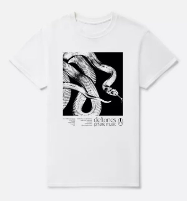 画像7: カリフォルニア買付アイテム 送料無料 DEFTONES / Private Music Tシャツ ホワイト (7)
