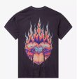 画像13: カリフォルニア買付アイテム 送料無料 L、2XLサイズのみ METALLICA / Flaming Flower Skull Tシャツ ブラック Artwork by PUSHEAD (13)