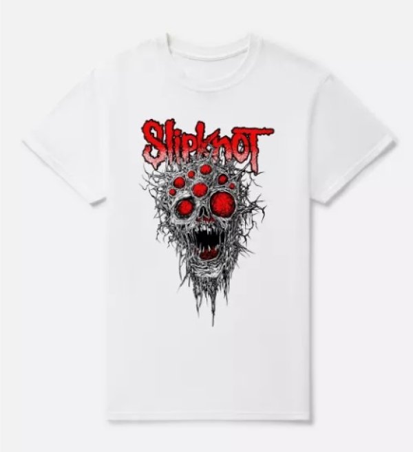 画像11: カリフォルニア買付アイテム 送料無料 SLIPKNOT / Zombie Tシャツ ホワイト (11)