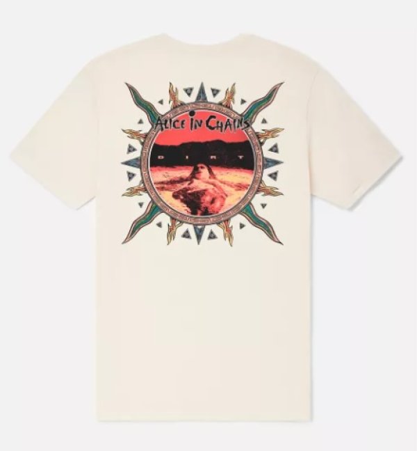 画像9: カリフォルニア買付アイテム 送料無料 ALICE IN CHAINS / Vintage Dirt Sun Tシャツ ナチュラル (9)