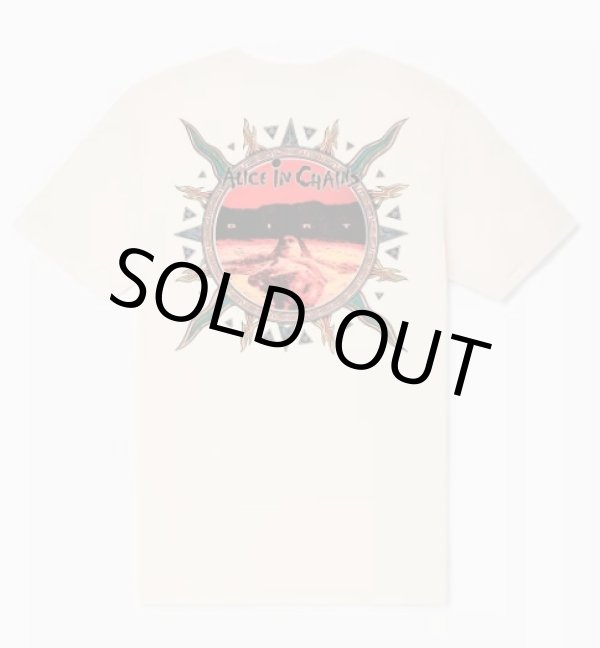 画像9: カリフォルニア買付アイテム 送料無料 M、Lサイズ各1枚づつで終了 ALICE IN CHAINS / Vintage Dirt Sun Tシャツ ナチュラル (9)