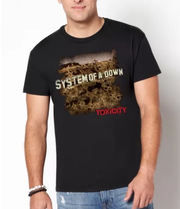 画像7: カリフォルニア買付アイテム 送料無料 SYSTEM OF A DOWN / Toxicity Tシャツ ブラック (7)