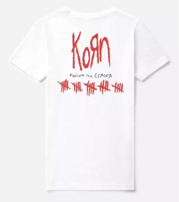 画像11: カリフォルニア買付アイテム 送料無料 XL、2XLサイズのみ KORN / Hopscotch Tシャツ ホワイト (11)