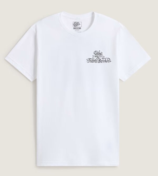 画像11: カリフォルニア買付アイテム 送料無料 プレミアムアイテム VANS x TRAVIS BARKER / Self Made ルーズフィットTシャツ ホワイト (11)