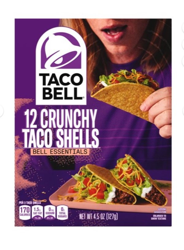 画像4: カリフォルニア買付アイテム TACO BELL / 12 Crunchy TACO SHELLS  (4)