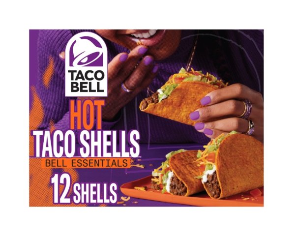 画像4: カリフォルニア買付アイテム TACO BELL / HOT Seasoned Flavor TACO SHELLS  (4)