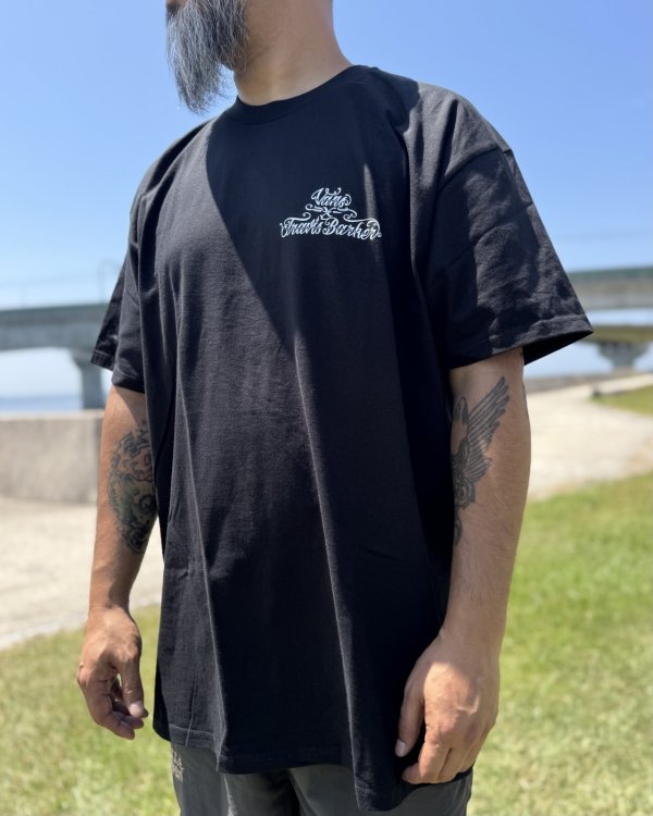 画像8: カリフォルニア買付アイテム 送料無料 プレミアムアイテム VANS x TRAVIS BARKER / Self Made ルーズフィットTシャツ ブラック (8)