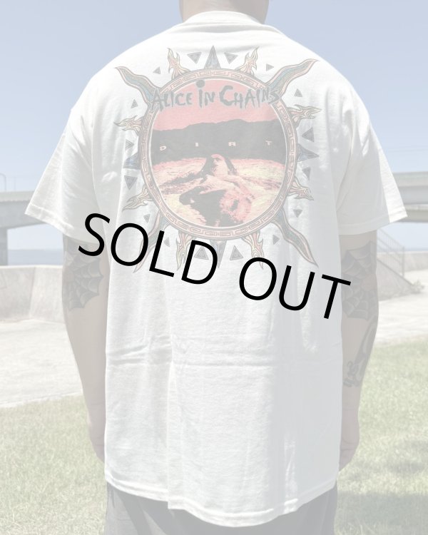 画像1: カリフォルニア買付アイテム 送料無料 M、Lサイズ各1枚づつで終了 ALICE IN CHAINS / Vintage Dirt Sun Tシャツ ナチュラル (1)