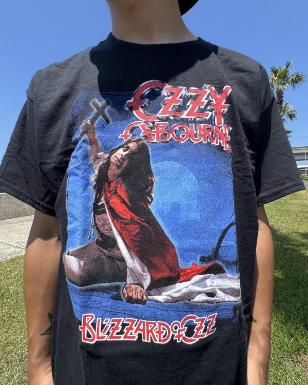 画像3: カリフォルニア買付アイテム 送料無料 OZZY OSBOURNE / BLIZZARD OF OZZ Tシャツ ブラック (3)