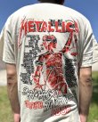 画像2: カリフォルニア買付アイテム 送料無料 L、XLラスト2枚づつで終了 METALLICA / Damaged Justice Tour 1988 Tシャツ サンド (2)