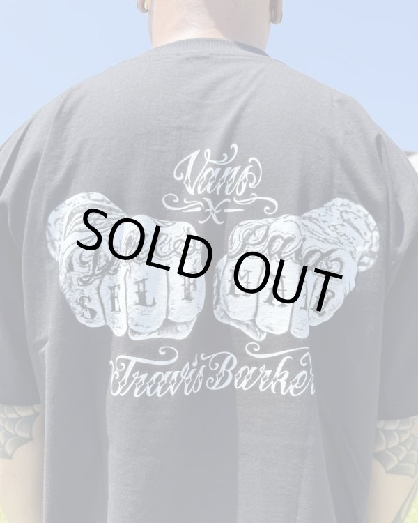 画像4: 2XLラスト1枚で終了 カリフォルニア買付アイテム 送料無料 プレミアムアイテム VANS x TRAVIS BARKER / Self Made ルーズフィットTシャツ ブラック (4)