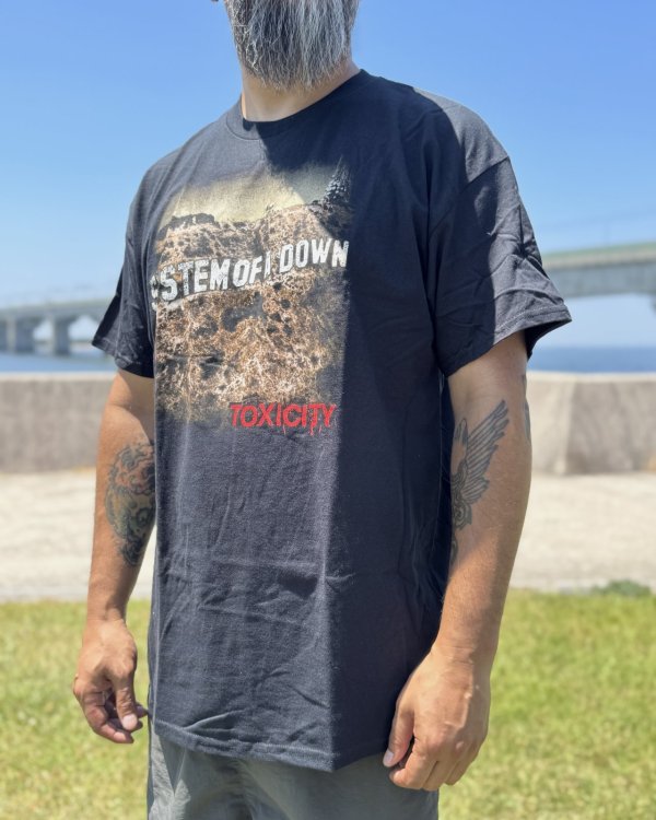 画像5: カリフォルニア買付アイテム 送料無料 SYSTEM OF A DOWN / Toxicity Tシャツ ブラック (5)
