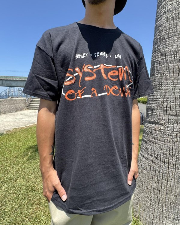 画像7: カリフォルニア買付アイテム 送料無料 M、Lサイズのみ SYSTEM OF A DOWN / Honey Temper Soil Tシャツ ブラック (7)