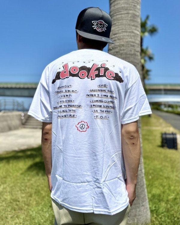 画像7: カリフォルニア買付アイテム 送料無料 GREEN DAY / Dookie Track List Tシャツ ホワイト (7)