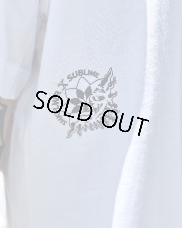 画像8: カリフォルニア買付アイテム 送料無料 プレミアムアイテム XLサイズ1枚限定 SUBLIME x SMKFLWR / Bradley Jakob Tシャツ ホワイト (8)