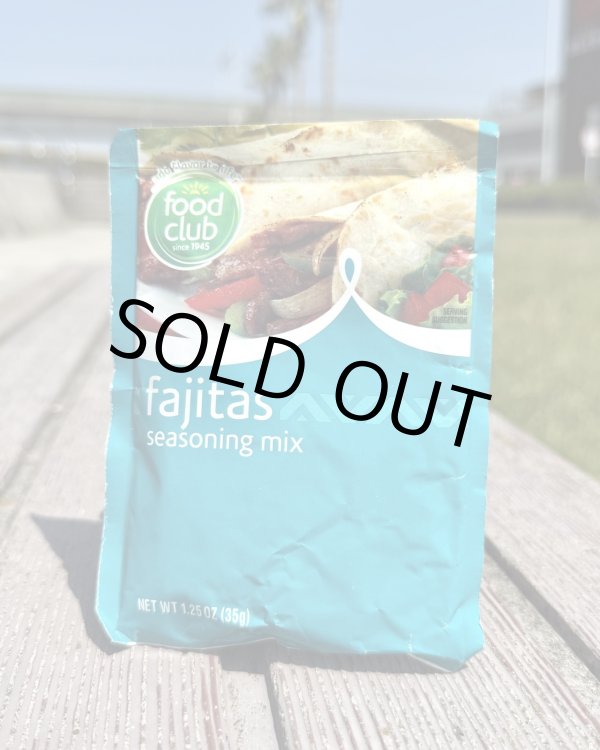 画像1: カリフォルニア買付アイテム food club / fajitas seasoning mix 35g (1)