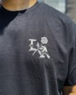 画像4: カリフォルニア買付アイテム 送料無料 LAST CALL CO. / Chrome Rose Tシャツ ブラック (4)