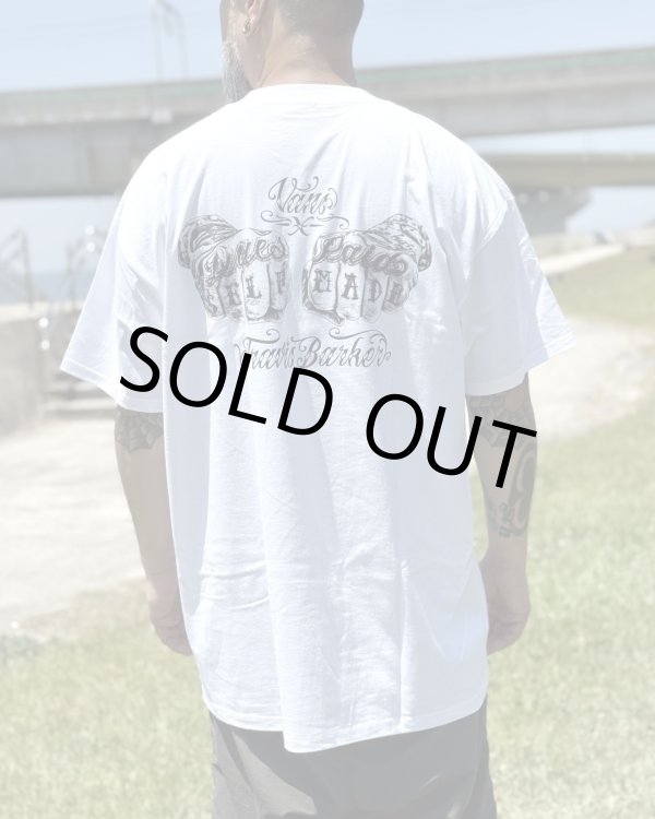 画像1: カリフォルニア買付アイテム 送料無料 プレミアムアイテム VANS x TRAVIS BARKER / Self Made ルーズフィットTシャツ ホワイト (1)